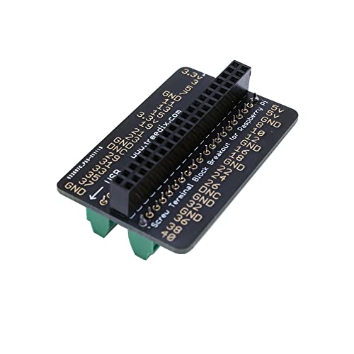 Treedix RPi GPIO Terminal Block Breakout Board Module Expansion Board Compatible with Raspberry Pi 4B/3B+/3B/2B/Zero/Zero W