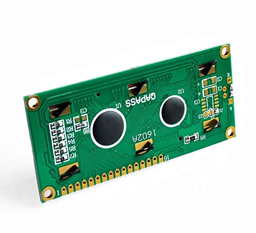 Treedix HD44780 1602 LCD Display Module DC 5V 16x2 Character LCD White on Blue Blacklight + IIC I2C Module Interface Adapter Compatible with Arduino Uno Raspberry pi