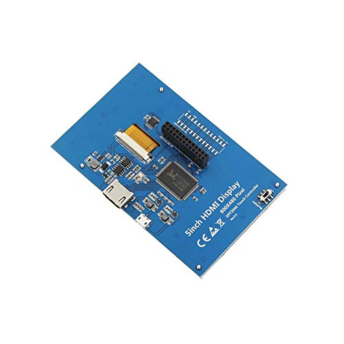 Treedix 5 Inch TFT LCD Display LCD Monitor 800×480 Color Touch Screen Module with Touch Pen Compatible with Raspberry Pi 3B+/4B