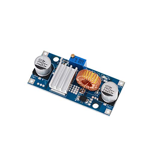 Treedix 4 pcs XL4015E 5A 4-38V Adjustable Voltage Regulator High Power Efficiency DC-DC Step Down Module