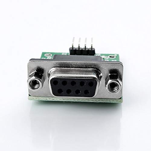 Treedix 2PCS SP3232 Root Module Connector Chip RS232 to TTL Small Board Serial Port Module Flashing Small Board Converter with Transceiver Indicator