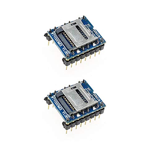Treedix Compatible with Arduino Audio Player MP3 Sound ModuleU Disk Player with SD Card Slot
