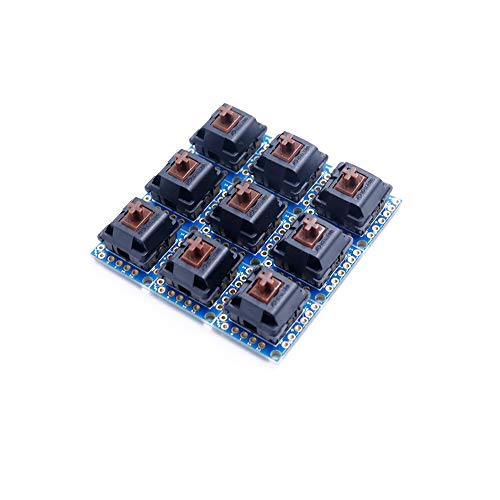 Treedix 9pcs Key Switch Breakout Prototype PCB Board Compatible with Cherry MX