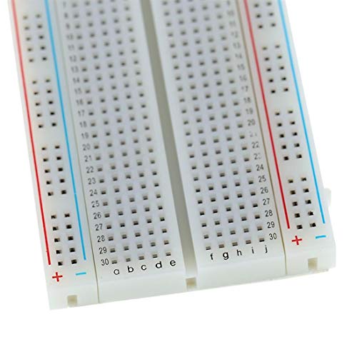 Treedix Solderless Breadboard Small 400 Tie Point PCB BreadBoard Compatible with Arduino Proto Shield Distribution Connecting Blocks