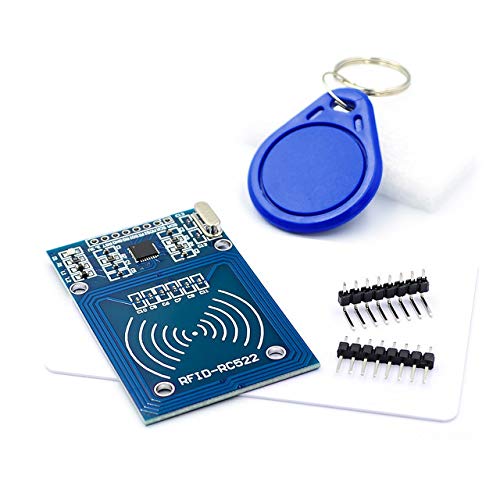 Treedix RFID RC522 Kit RFID RC522 RF IC Card Sensor Module + S50 Blank Card + Key Ring Compatible with Arduino£¬Raspberry Pi (5pcs)