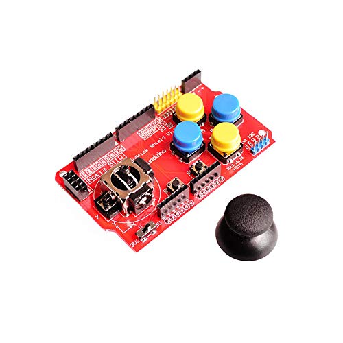 Treedix Game Joystick Expansion Board Simulates Keyboard and Mouse Functions Replacement Compatible with Arduino Joystick Shield