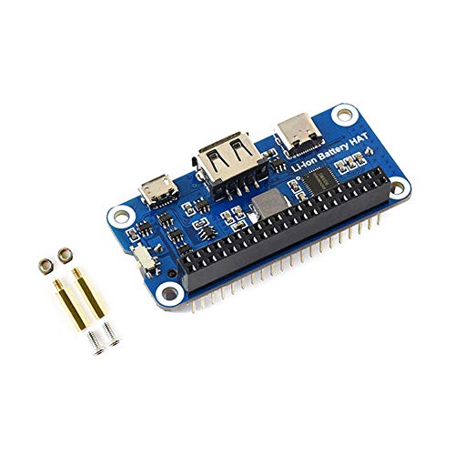 Treedix Lithium Battery Expansion Board 5V Mobile Power Module Compatible with Raspberry Pi 3B/3B+/4B/Zero W