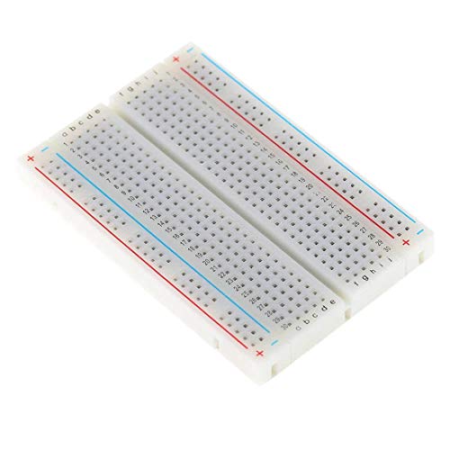 Treedix Solderless Breadboard Small 400 Tie Point PCB BreadBoard Compatible with Arduino Proto Shield Distribution Connecting Blocks