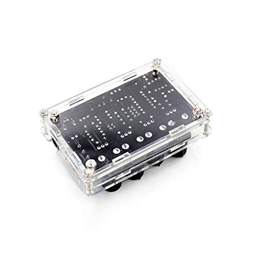 Treedix ICL8038 Low-Frequency Signal Generator DIY kit Sine/Triangle/Square/Compatible withward/Reverse Output 5Hz~400KHz Adjustable Frequency with Acrylic Case