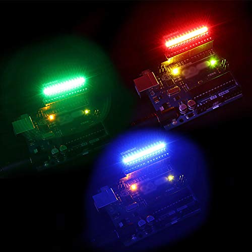 Treedix 2pcs LED Module DC3.3-5V Microcomputer Water Flowing Light Module Compatible with Arduino