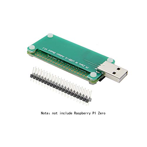 Treedix Raspberry Pi Zero/W USBアダプタボード対応 USB BadUSB拡張ボードコネクタ データライン不要 アクリルシェル付きプラグ