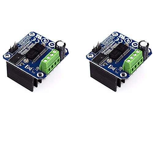 Treedix 2PCS BTS7960 43A High Power Motor Driver Module/Smart Car Driver Module Compatible with Arduino Current Limit Semiconductor Refrigeration Drive