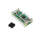 Treedix ケースキット Raspberry Pi Zero W Zero WH アクリルシェルと互換性があり、ヒートシンクを取り付けることができます