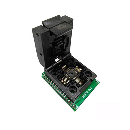 Treedix Programmer Adapter Socket Converter Module TQFP32/LQFP32/QFP32 to DIP32 Compatible with AVR Series