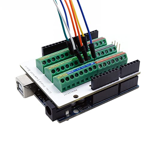 Treedix Screw Terminal Block Breakout Module Board for Arduino UNO R3.
