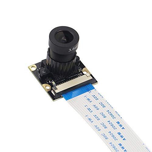 Treedix OV5647 カメラモジュール 調整可能なフォーカス 5MP 1080P 接続ケーブル付き Raspberry Pi 2B/3A/3B/3B+/4B と互換性あり