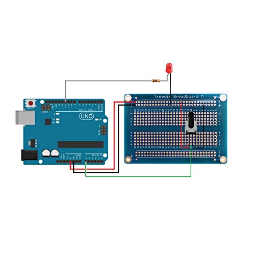 Treedix Solderable BreadBoard PCB Prototype Shield Board Double Sided Tinned Gold Plated Holes