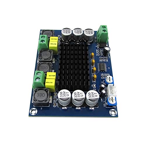 Treedix 2 pcs TPA3116D2 Digital Power Amplifier Board Audio Amplifier Module Dual Channel 2 x 120W Amp Boards Compatible with Multimedia
