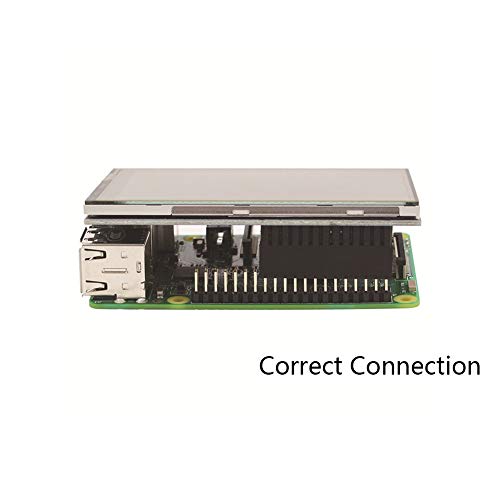 Treedix 3.5 inch TFT Touch Screen Module 320x480 Resolution LCD Display Compatible with Raspberry Pi 4B/3B/3B+ with Touch Pen ABS Case and Cooling Fan Compatible with Raspberry Pi 4B
