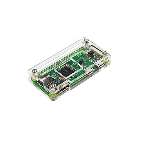 Treedix Case Kits Compatible with Raspberry Pi Zero W Zero WH Acrylic Shell can Install Heat Sink
