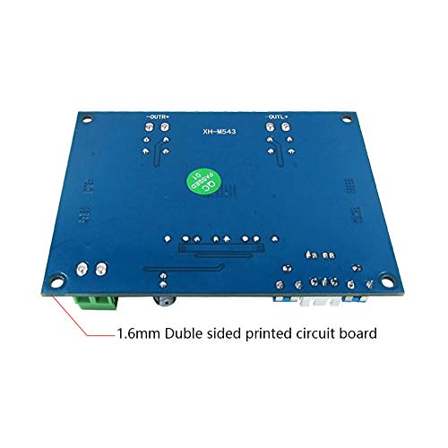 Treedix 2 pcs TPA3116D2 Digital Power Amplifier Board Audio Amplifier Module Dual Channel 2 x 120W Amp Boards Compatible with Multimedia
