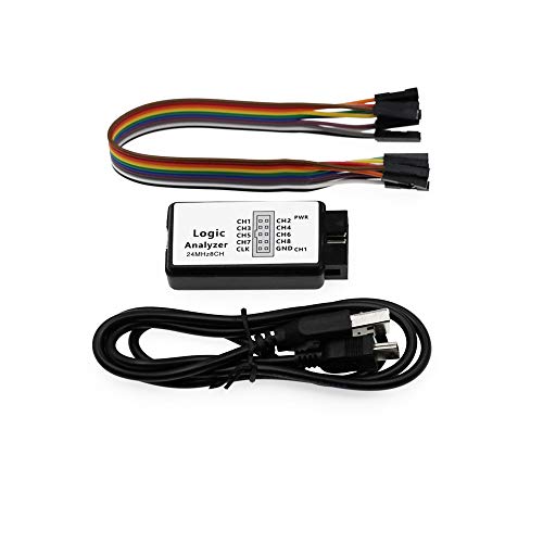 Treedix USB Logic Analyzer ARMFPGA Debugging Tool 24MHz Sampling 8 Channels with USB Cable