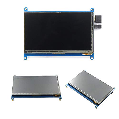 Treedix 7 inch Capacitive Touch Screen LCD Display Monitor HDMI Module 1024x600 Compatible with Raspberry Pi 3B+/4B
