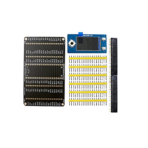 Treedix Raspberry Pi Pico GPIO エクスパンダー外部拡張ボードと互換性あり 2x20 オスヘッダー 2 セットで拡張モジュールをさらに接続可能