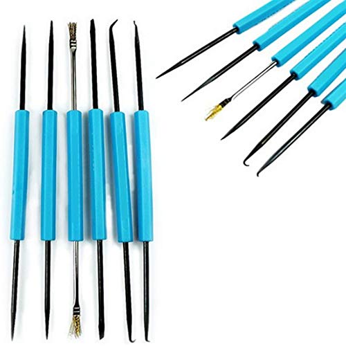 Treedix 6 Pcs Double Sided Soldering Assist Aid Repair Tools kit Compatible with Arduino Soldering
