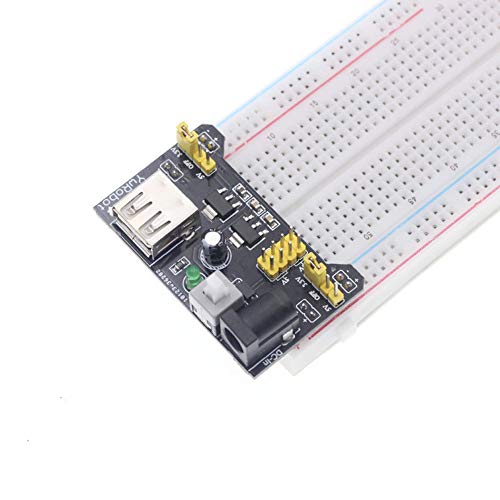 Treedix Solderless Breadboard Prototype Board Kit Compatible with Arduino Beginner Arduino Starter Shield Prototyping and Testing