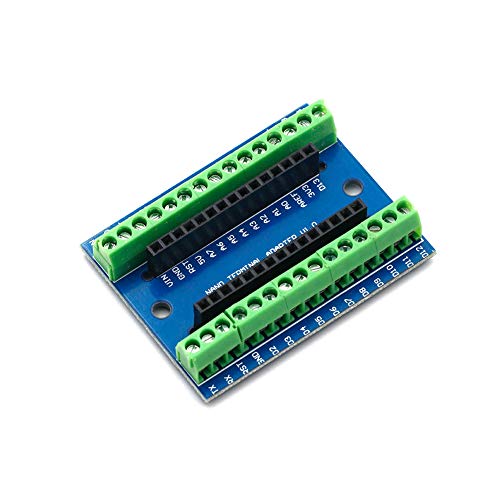 Treedix 2pcs Terminal Adapter Expansion Board IO Shield V1.O Replacement Compatible with Arduino Mini Nano Board V3.0 Projects