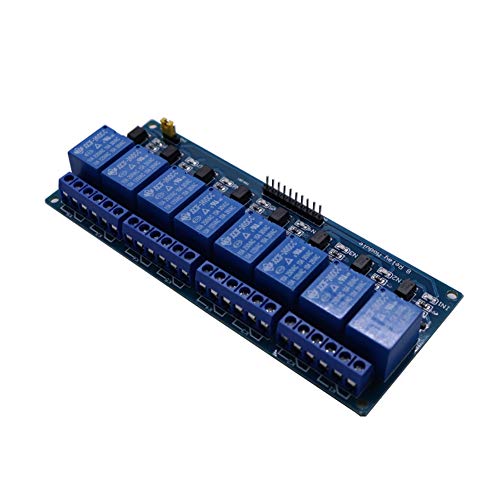 Treedix 5V 2、4、8チャンネルリレーモジュール、オプトカプラ絶縁リレー制御ボード付き、Arduino UNO R3 Raspberry Pi DSP AVR PIC ARMと互換性あり