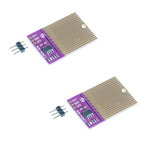 Treedix 2pcs CJMCU-606 Raindrop Sensor Rainwater Detector Conductive Liquid Sensor Rain Detection Module 3.3V-5V Compatible with Arduino