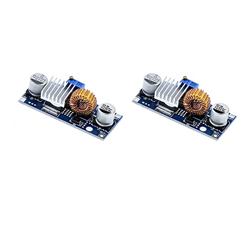 Treedix 2pcs DC-DC XL4015 Adjustable Buck Converter Step Down Power Supply Voltage Regulator Power Module 4~38V High Power 96% High Efficiency
