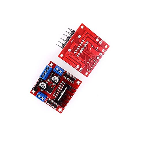 Treedix 2pcs L298N Motor Driver Board Module DC Stepper Motor Robot Smart Car Replacement for Arduino Smart Car Power UNO MEGA R3 Mega2560