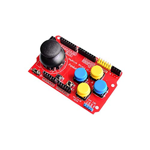 Treedix Game Joystick Expansion Board Simulates Keyboard and Mouse Functions Replacement Compatible with Arduino Joystick Shield