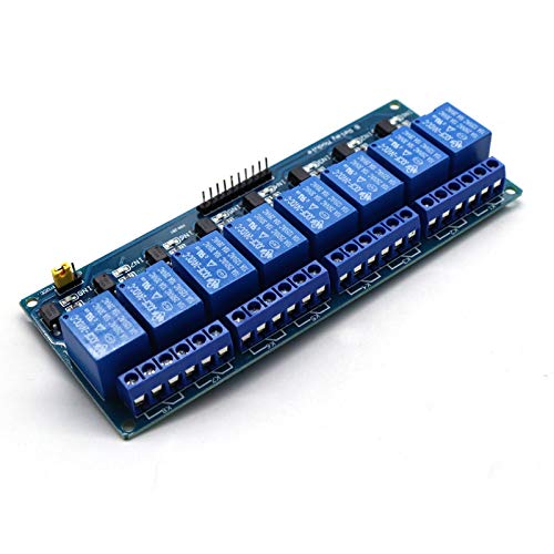 Treedix 5V 2、4、8チャンネルリレーモジュール、オプトカプラ絶縁リレー制御ボード付き、Arduino UNO R3 Raspberry Pi DSP AVR PIC ARMと互換性あり