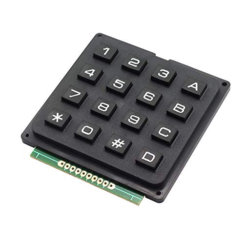 Treedix 4x4 Keypad 16 Buttons Keypad Module Number Pad Compatible with Arduino