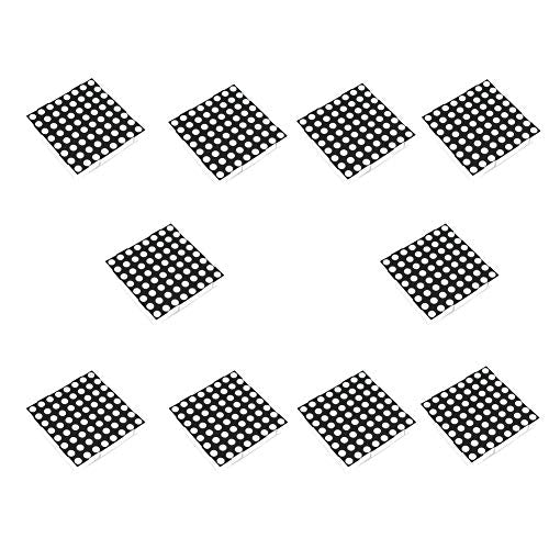 Treedix 64 LED Dot Matrix Display Compatible with Arduino MAX7219 LED Dot Matrix Module, RED