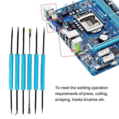 Treedix 6 Pcs Double Sided Soldering Assist Aid Repair Tools kit Compatible with Arduino Soldering