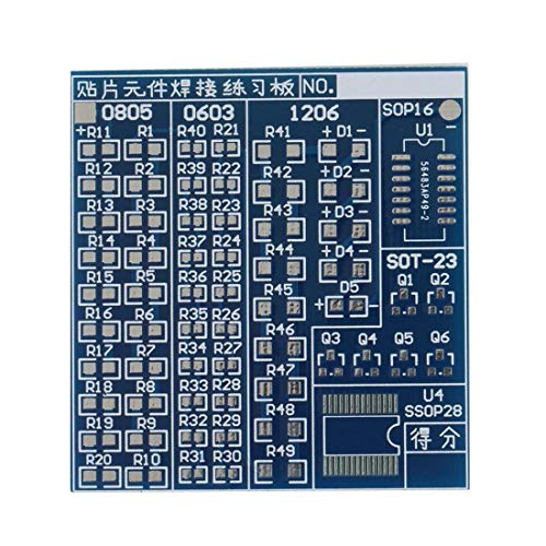 Treedix Blue Durable SMT Component Welding Practice PCB Board Soldering DIY Kits