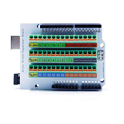 Treedix Spring Terminal Block Breakout Module Expansion Board Compatible with Arduino UNO R3