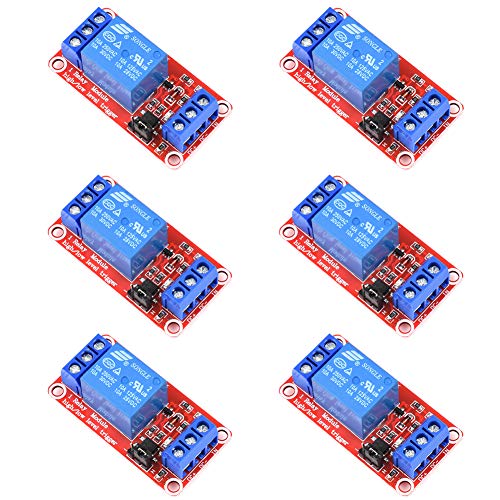 Treedix 5-12v Relay Module with Optocoupler Isolation Relay Control Board Compatible with Arduino UNO R3 Raspberry Pi DSP AVR PIC ARM