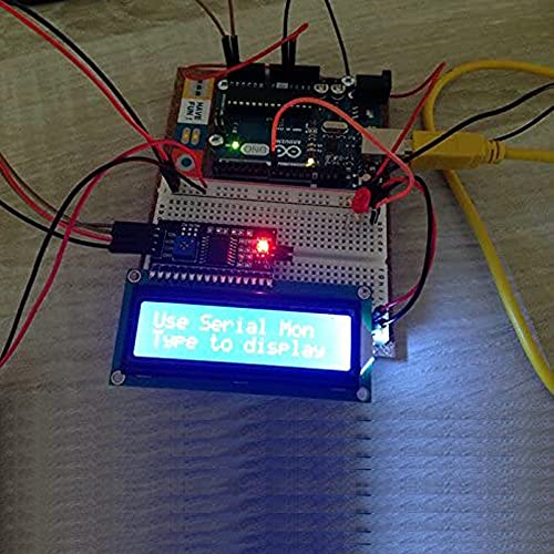 Treedix 2PCS IIC/I2C/Interface LCD1602 LCD Screen Adapter Board IIC Serial Interface Adapter Compatible with Arduino Robort
