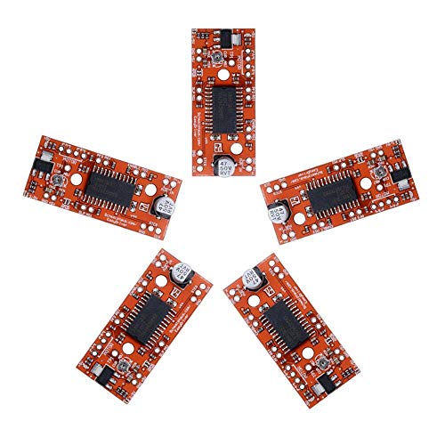 Treedix 5Pcs A3967 EasyDriver Shield Stepping Stepper Motor Driver Compatible with Arduino