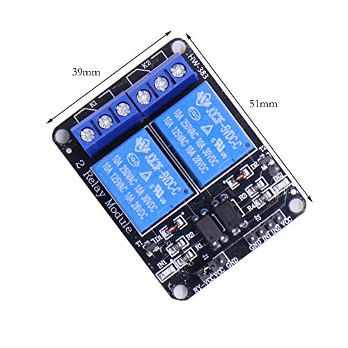 Treedix 5V 2、4、8チャンネルリレーモジュール、オプトカプラ絶縁リレー制御ボード付き、Arduino UNO R3 Raspberry Pi DSP AVR PIC ARMと互換性あり