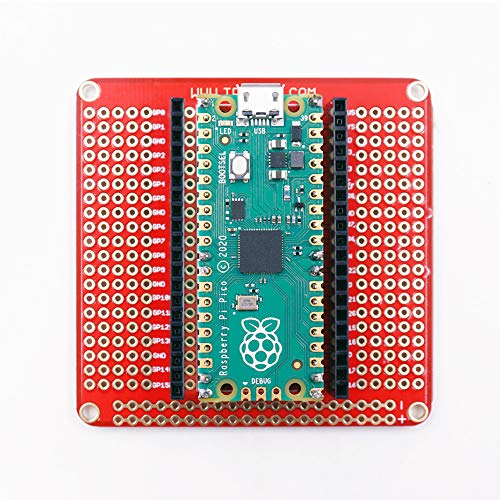 Treedix Compatible with Raspberry PI PICO Expansion Board PCB Shield Board Gold Plated Finish with Pin Header