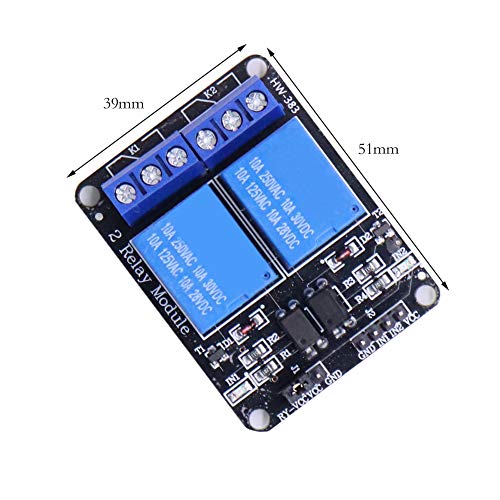 Treedix 5V 2、4、8チャンネルリレーモジュール、オプトカプラ絶縁リレー制御ボード付き、Arduino UNO R3 Raspberry Pi DSP AVR PIC ARMと互換性あり