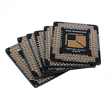Treedix 8pcs TQFN44 to TQFN48 0.5mm Pitch SMD to DIP Mounting Adapter PCB Proto Breakout Board