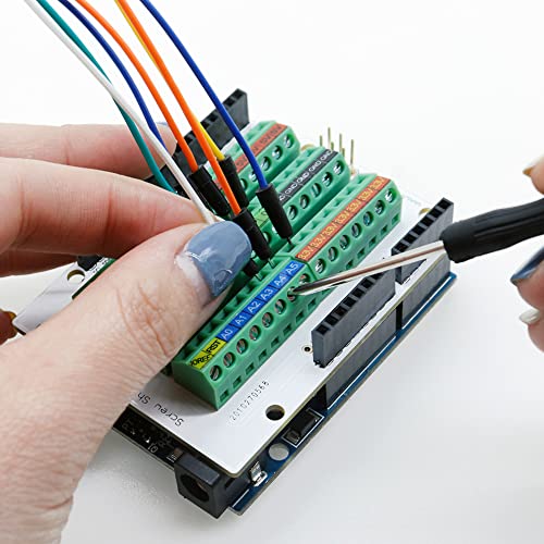 Treedix Screw Terminal Block Breakout Module Board for Arduino UNO R3.